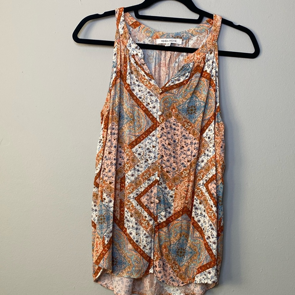 Rose + Olive Blouse